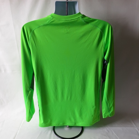 Nike Dri-FIT boys green long sleeve athletic top - Picture 4 of 8